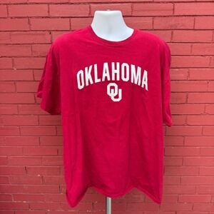 Elite Fan Oklahoma Sooners Shirt Mens XXL Red OU NCAA Collegiate Cotton Tee
